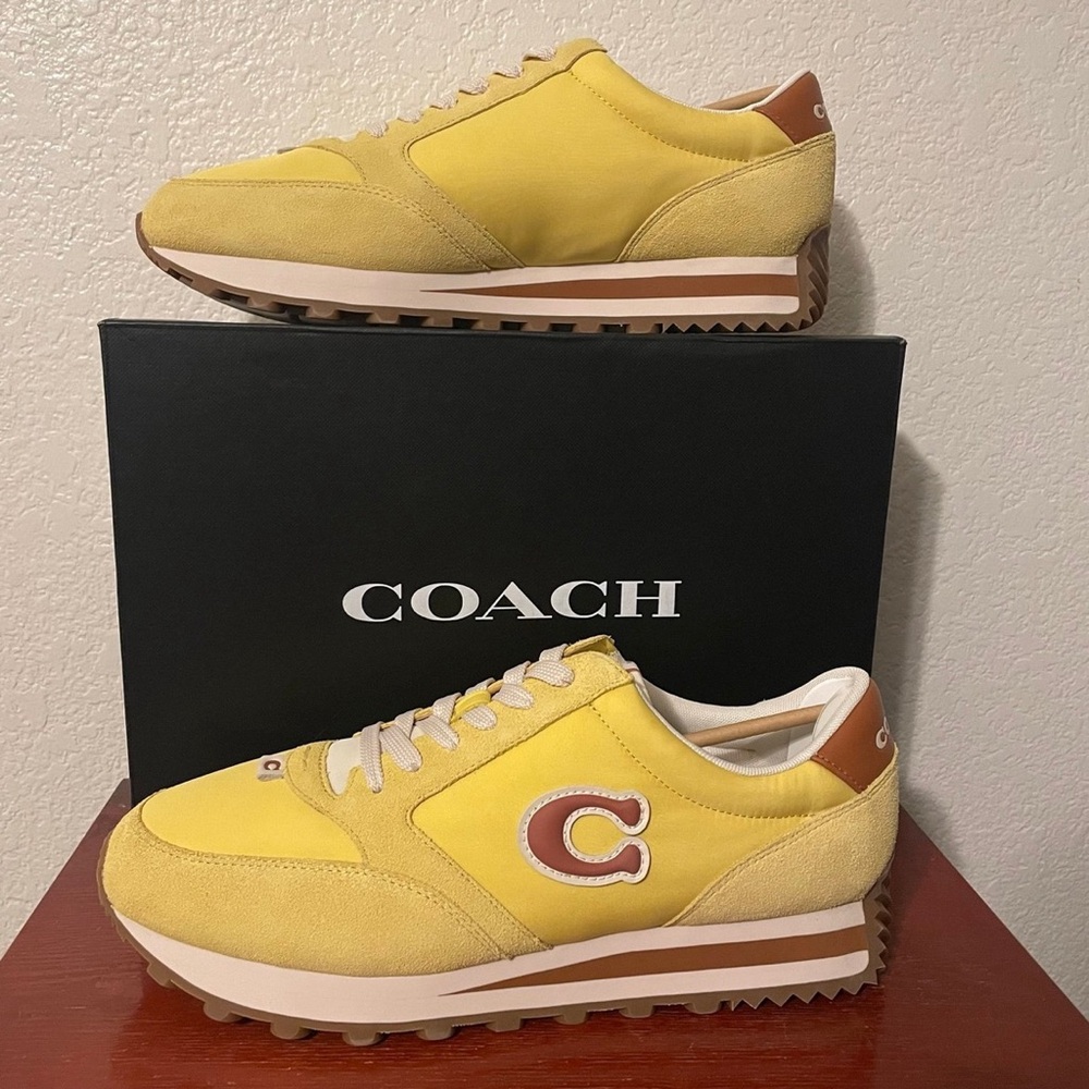 Coach Mens Runner Puffy Sneaker Authentic